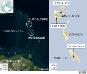 Qui a découvert la Martinique et la Guadeloupe ?