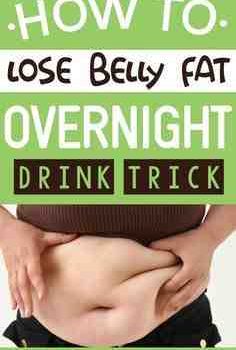 Comment faire pour faire fondre la graisse du ventre pendant la nuit ?