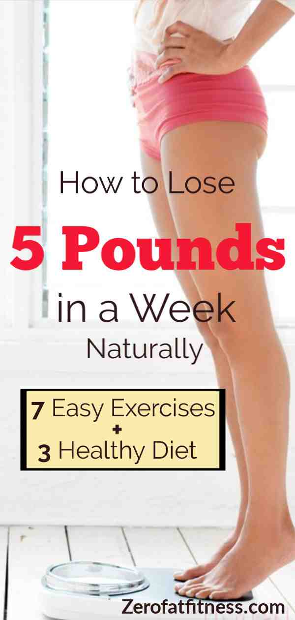 Comment perdre 6 kg en semaine ?