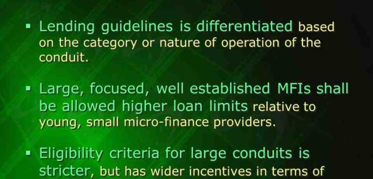 Quels sont les critères d'éligibilité au Micro-crédit ?